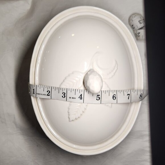 MIKASA English Countryside covered casserole dish 2 Qt ceramic with handles - Picture 4 of 8